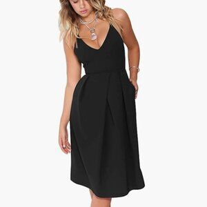 NWOT Elia Cher Black Dress